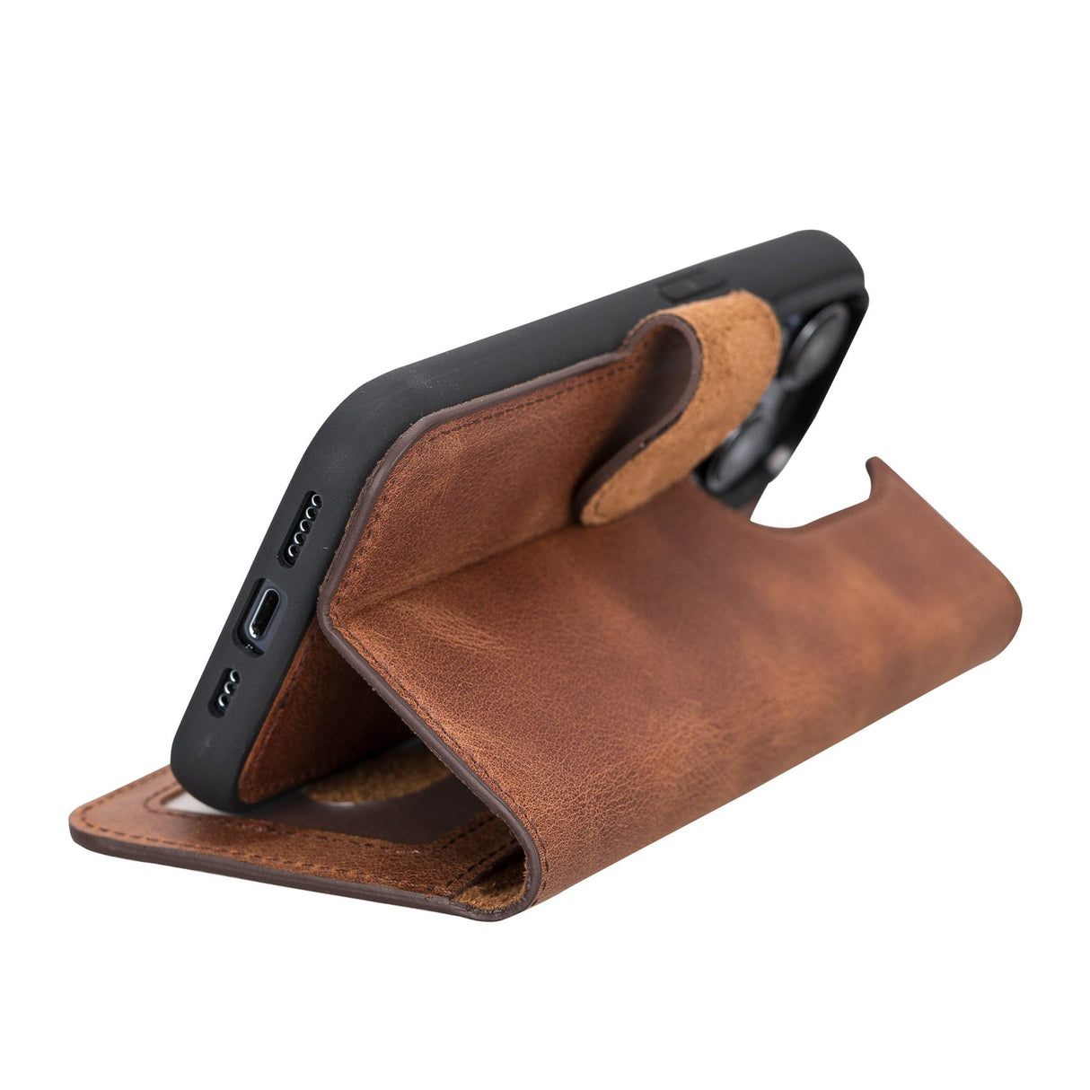 iPhone 14 Pro Leather Wallet Case by Hardiston - premium iPhone 14 Cases