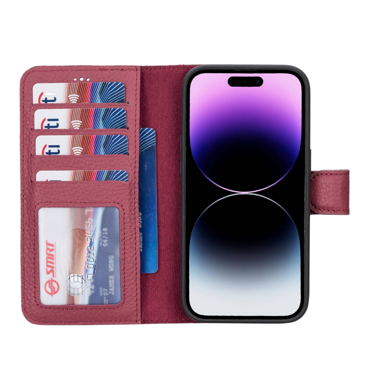 iPhone 14 Pro Leather Wallet Case by Hardiston - premium iPhone 14 Cases