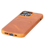 iPhone 14 Pro Max Leather Snap - on wallet phone case by Hardiston - premium iPhone 14 Cases