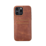 iPhone 14 Pro Max Leather Snap - on wallet phone case by Hardiston - premium iPhone 14 Cases