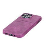 iPhone 14 Pro Max Leather Snap - on wallet phone case by Hardiston - premium iPhone 14 Cases