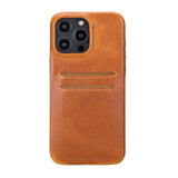iPhone 14 Pro Max Leather Snap - on wallet phone case by Hardiston - premium iPhone 14 Cases