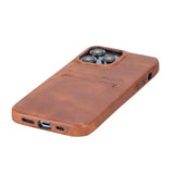 iPhone 14 Pro Max Leather Snap - on wallet phone case by Hardiston - premium iPhone 14 Cases
