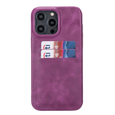 iPhone 14 Pro Max Leather Snap - on wallet phone case by Hardiston - premium iPhone 14 Cases