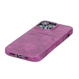 iPhone 14 Pro Max Leather Snap - on wallet phone case by Hardiston - premium iPhone 14 Cases