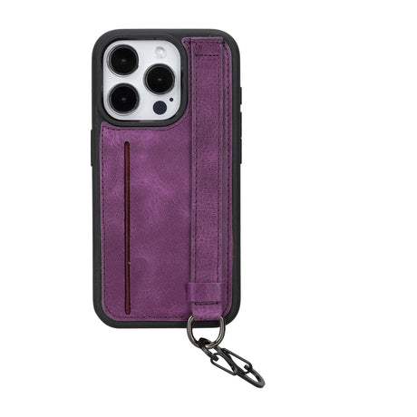 iPhone 14 Pro Snap - on Leather Grip Case by Hardiston - premium iPhone 14 Cases