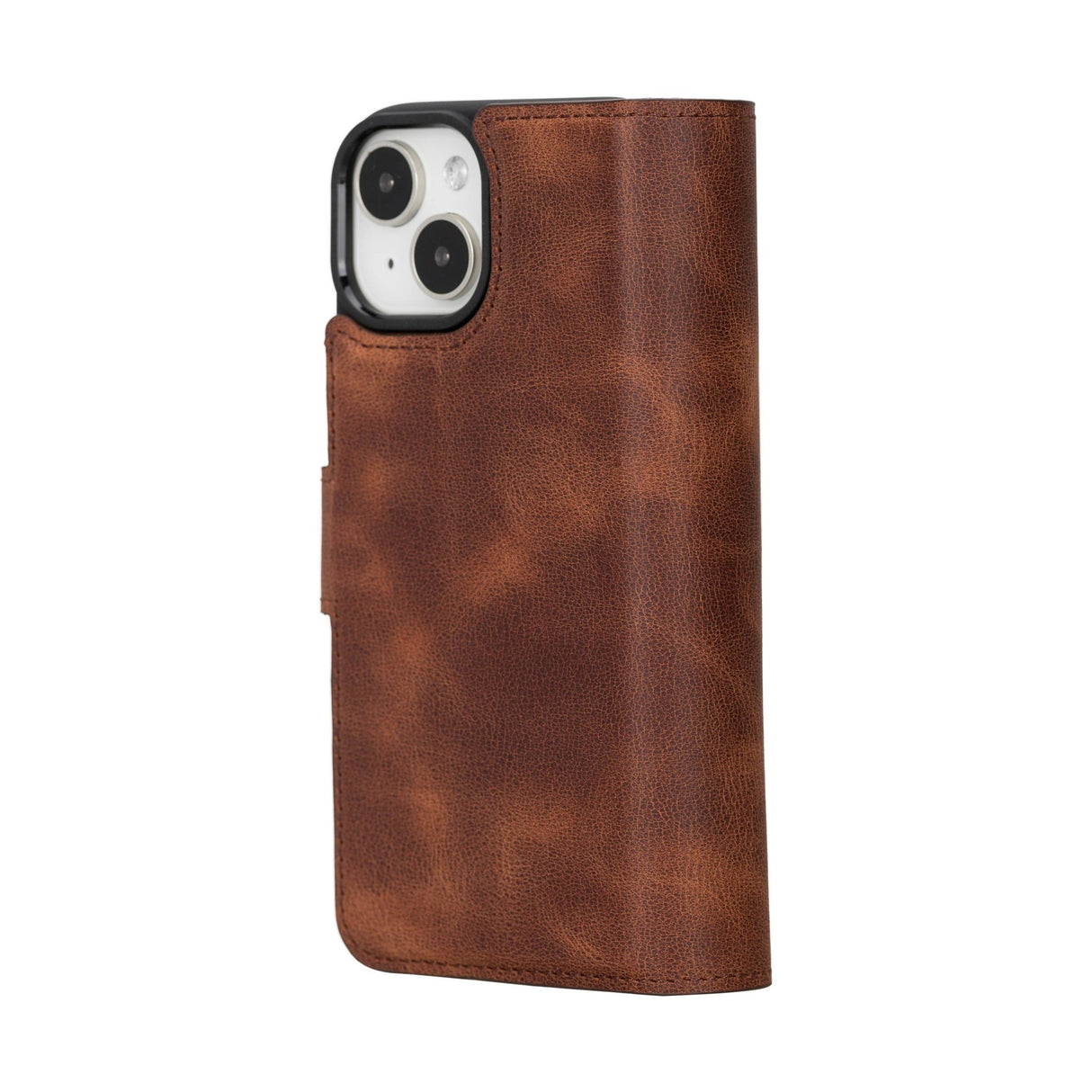 iPhone 15 Leather Dual Wallet Case by Hardiston - premium iPhone 15 Cases