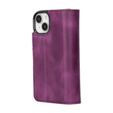 iPhone 15 Leather Dual Wallet Case by Hardiston - premium iPhone 15 Cases