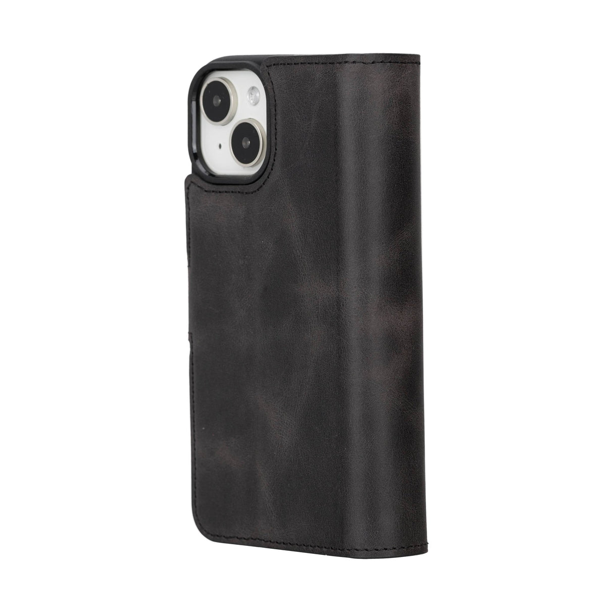 iPhone 15 Leather Dual Wallet Case by Hardiston - premium iPhone 15 Cases