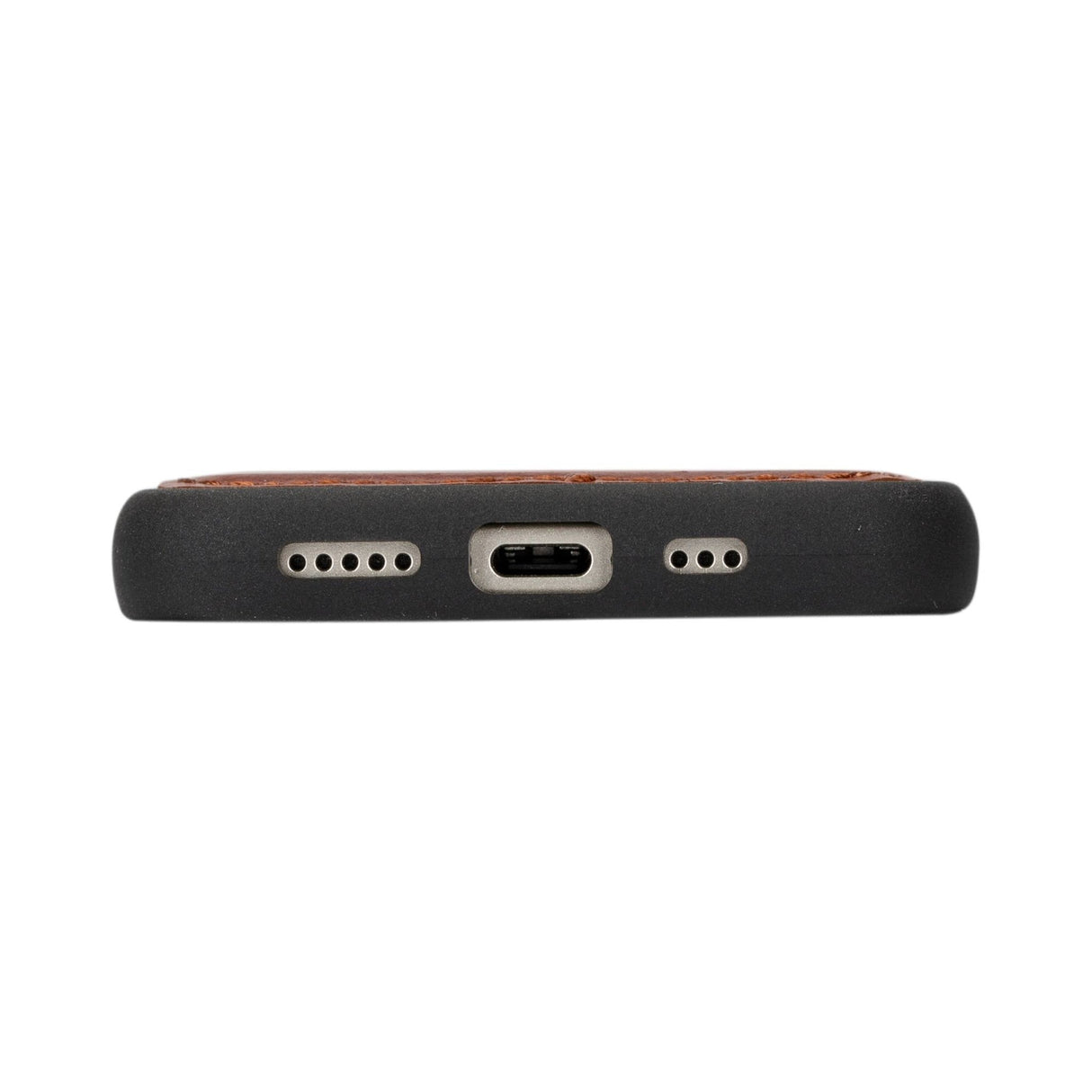 iPhone 15 Leather Snap - on Flex Flat by Hardiston - premium iPhone 15 Cases