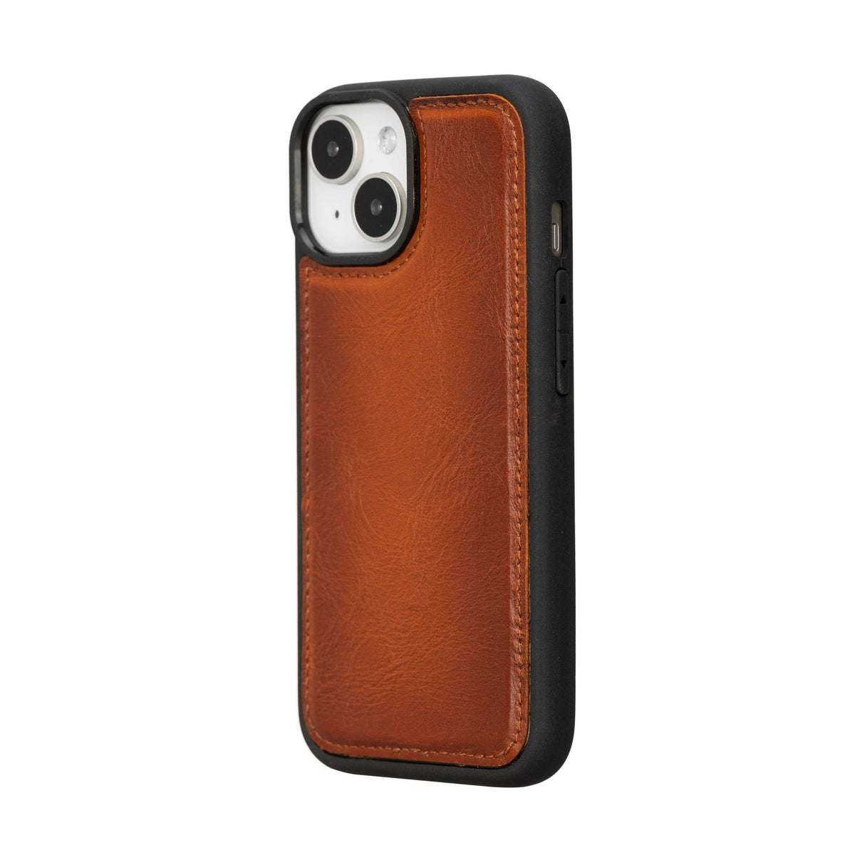 iPhone 15 Leather Snap - on Flex Flat by Hardiston - premium iPhone 15 Cases