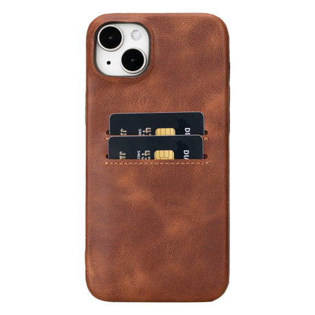 iPhone 15 Plus Leather Snap - On Wallet Phone case by Hardiston - premium iPhone 15 Cases