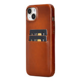 iPhone 15 Plus Leather Snap - On Wallet Phone case by Hardiston - premium iPhone 15 Cases