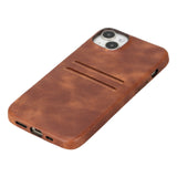 iPhone 15 Plus Leather Snap - On Wallet Phone case by Hardiston - premium iPhone 15 Cases