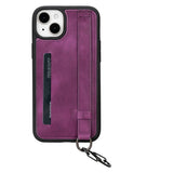 iPhone 15 Plus Snap - on Leather Grip Case by Hardiston - premium iPhone 15 Cases