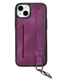 iPhone 15 Plus Snap - on Leather Grip Case by Hardiston - premium iPhone 15 Cases