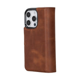 iPhone 15 Pro Dual Leather Wallet Case by Hardiston - premium iPhone 15 Cases
