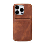 iPhone 15 Pro Leather Snap - on wallet case by Hardiston - premium iPhone 15 Cases