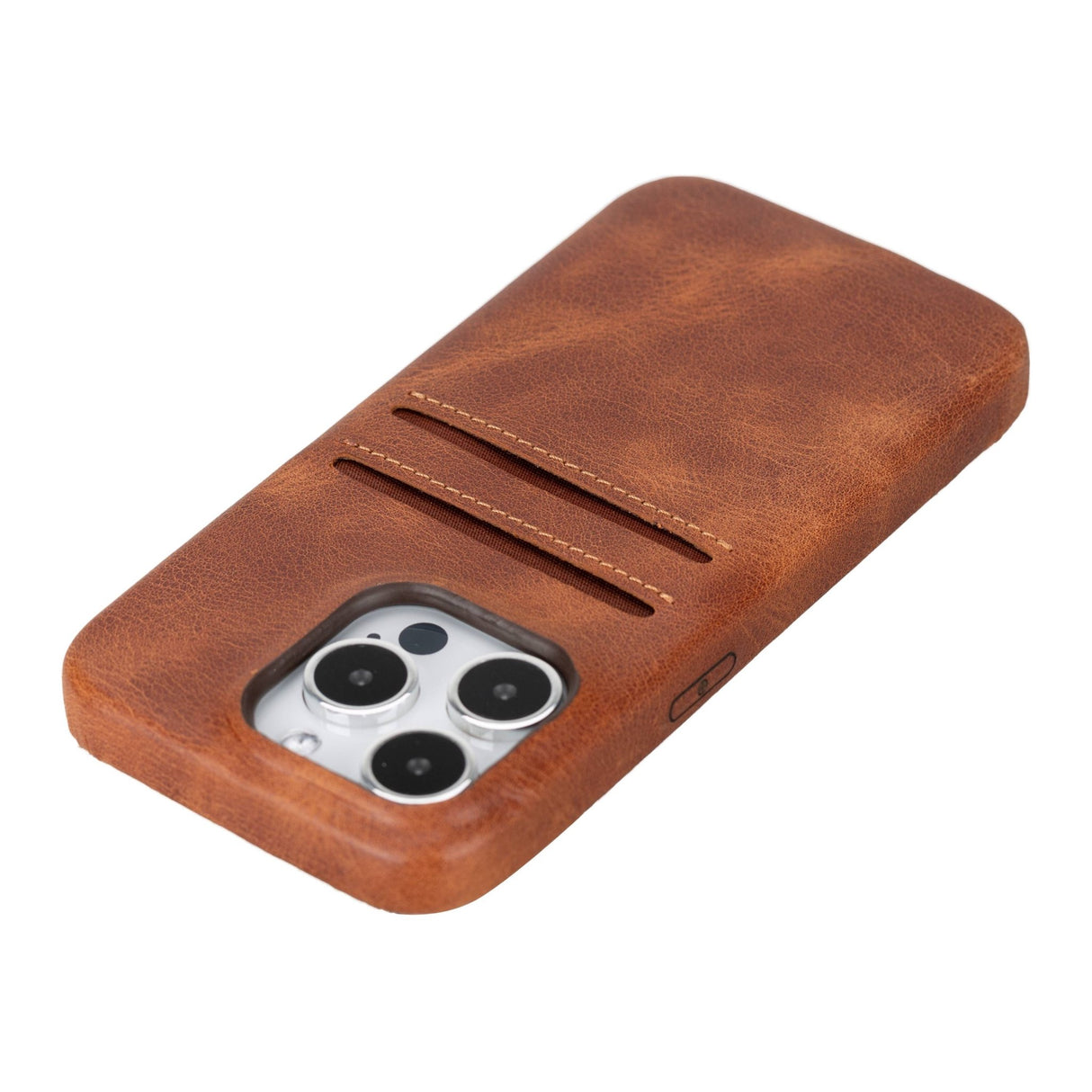iPhone 15 Pro Leather Snap - on wallet case by Hardiston - premium iPhone 15 Cases
