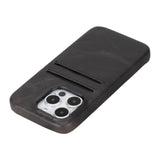iPhone 15 Pro Leather Snap - on wallet case by Hardiston - premium iPhone 15 Cases