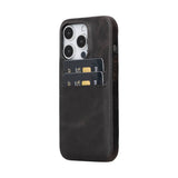 iPhone 15 Pro Leather Snap - on wallet case by Hardiston - premium iPhone 15 Cases