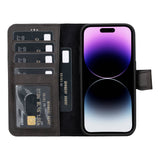 iPhone 15 Pro Leather Wallet Case by Hardiston - premium iPhone 15 Cases