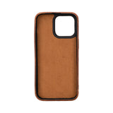iPhone 15 Pro Max Leather Snap - on wallet case by Hardiston - premium iPhone 15 Cases