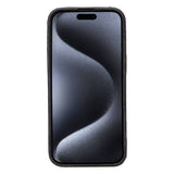 iPhone 15 Pro Max Leather Snap - on wallet case by Hardiston - premium iPhone 15 Cases