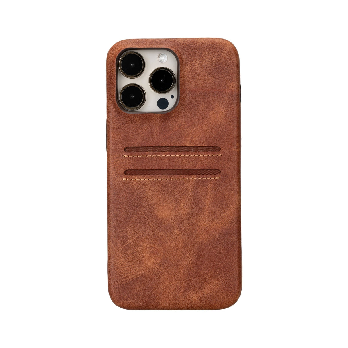 iPhone 15 Pro Max Leather Snap - on wallet case by Hardiston - premium iPhone 15 Cases