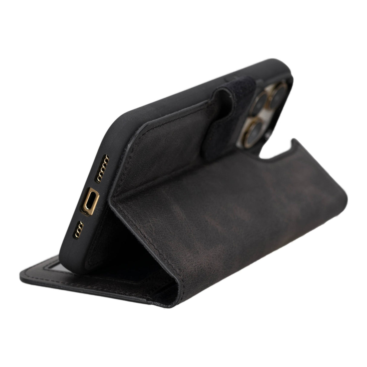 iPhone 15 Pro Max Leather Wallet Case by Hardiston - premium iPhone 15 Cases