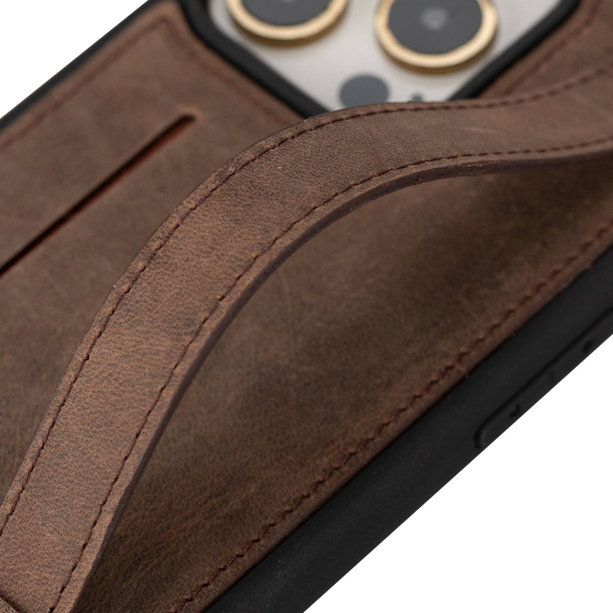 iPhone 15 Pro Snap - on Leather Grip Case by Hardiston - premium iPhone 15 Cases