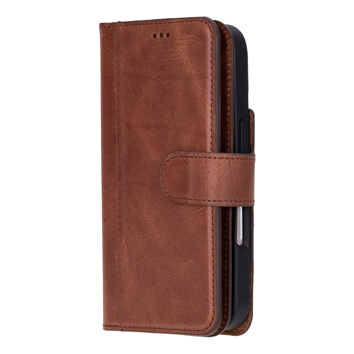 iPhone 16 E Leather Dual Wallet Case by Hardiston - premium iPhone 16 Cases