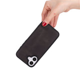 iPhone 16 E Leather Wallet Case by Hardiston - premium iPhone 16 Cases