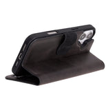 iPhone 16 E Leather Wallet Case by Hardiston - premium iPhone 16 Cases