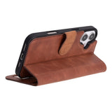 iPhone 16 E Leather Wallet Case by Hardiston - premium iPhone 16 Cases