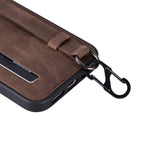 iPhone 16 E Snap - on Leather Grip Case by Hardiston - premium iPhone 16 Cases