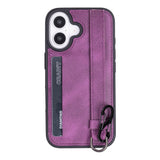iPhone 16 E Snap - on Leather Grip Case by Hardiston - premium iPhone 16 Cases