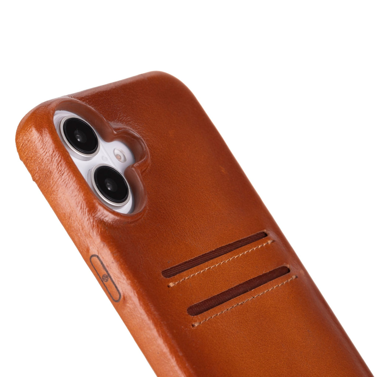 iPhone 16 E Snap - on Leather Wallet Case by Hardiston - premium iPhone 16 Cases