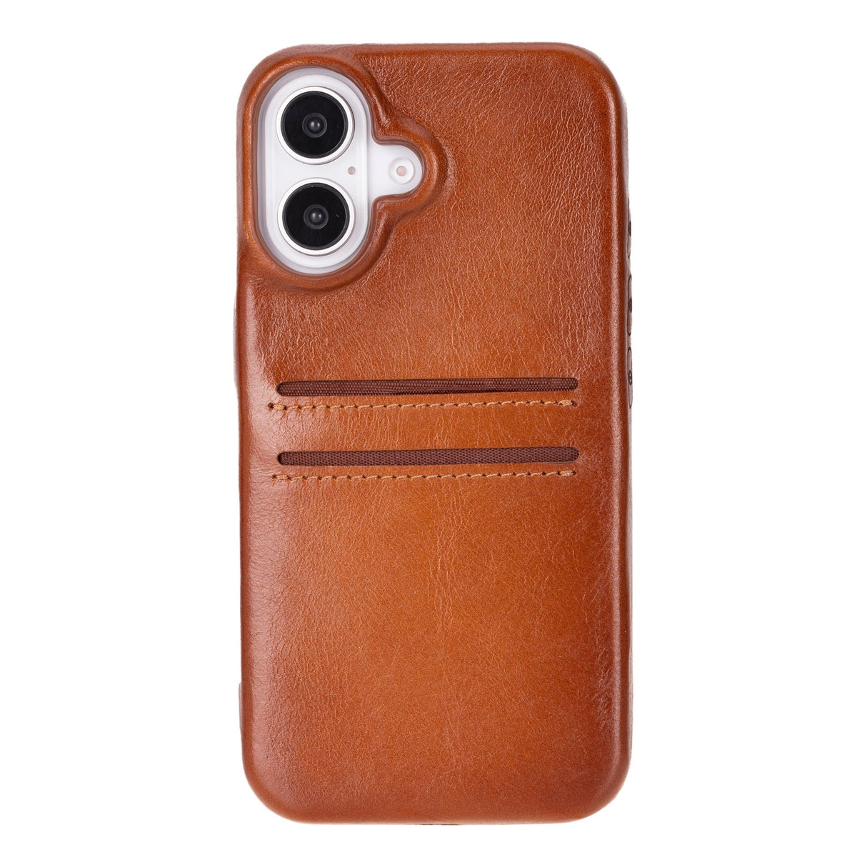 iPhone 16 E Snap - on Leather Wallet Case by Hardiston - premium iPhone 16 Cases