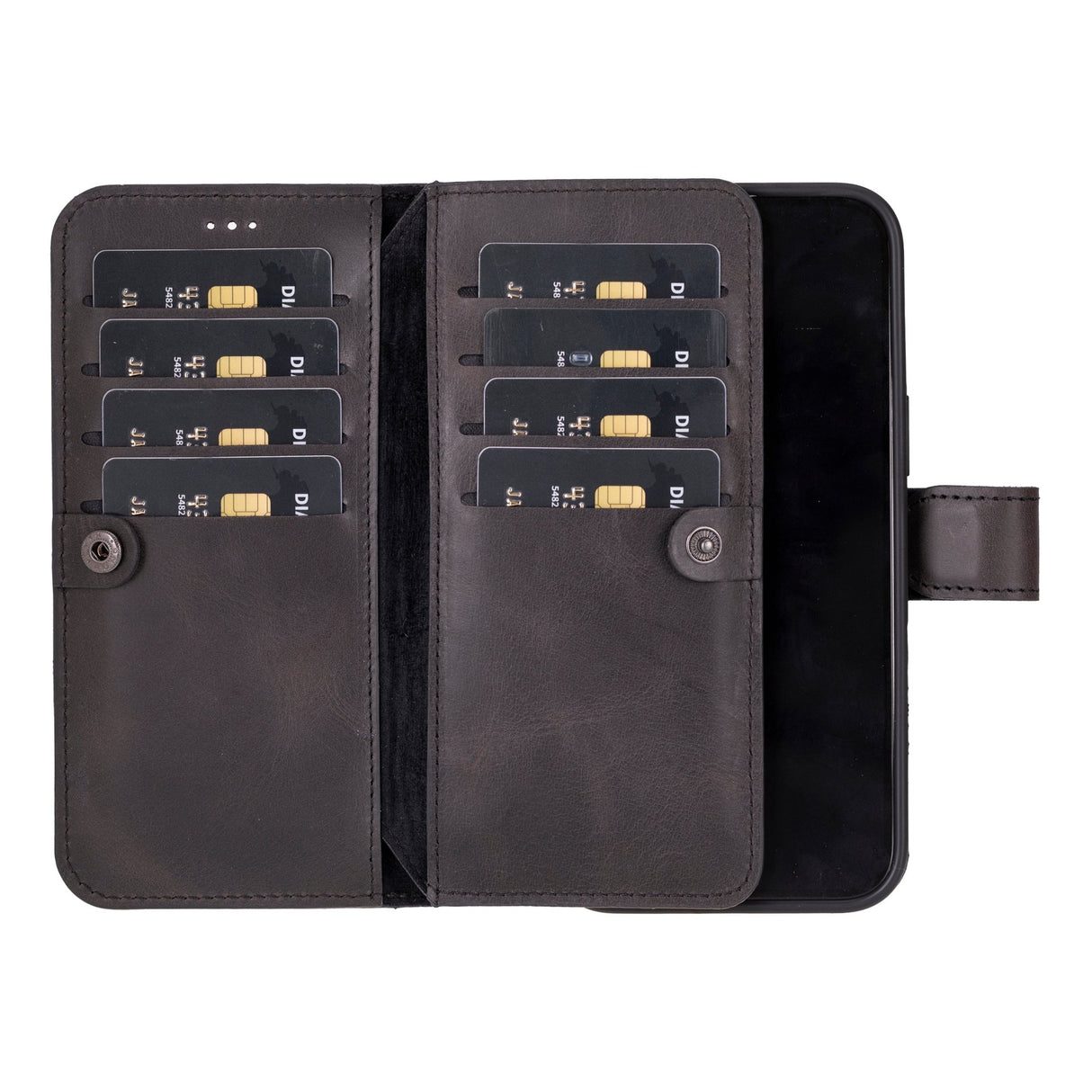 iPhone 16 Plus Leather Dual Wallet Case by Hardiston - premium mws_apo_generated