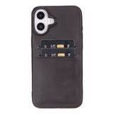 iPhone 16 Plus Leather Snap - On Wallet case by Hardiston - premium iPhone 16 Cases