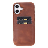 iPhone 16 Plus Leather Snap - On Wallet case by Hardiston - premium iPhone 16 Cases