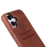 iPhone 16 Plus Leather Snap - On Wallet case by Hardiston - premium iPhone 16 Cases