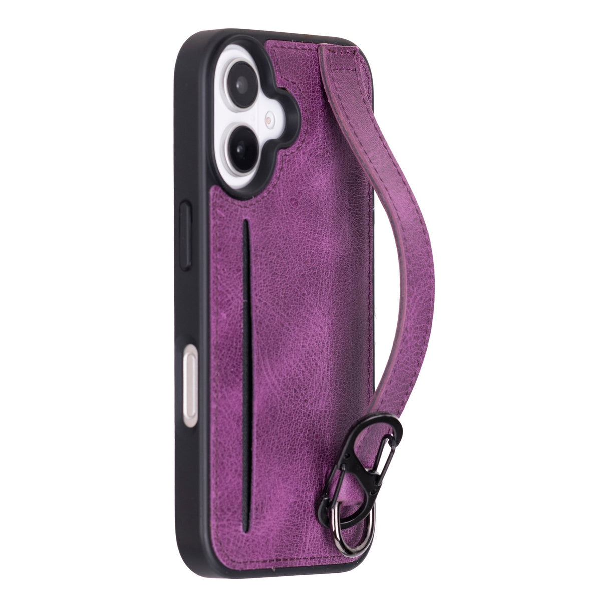 iPhone 16 Plus Snap - on Leather Grip Case by Hardiston - premium iPhone 16 Cases