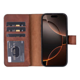 iPhone 16 Pro Dual Leather Wallet Case by Hardiston - premium iPhone 16 Cases