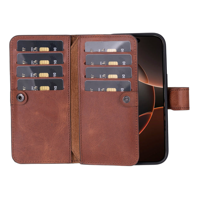 iPhone 16 Pro Dual Leather Wallet Case by Hardiston - premium mws_apo_generated