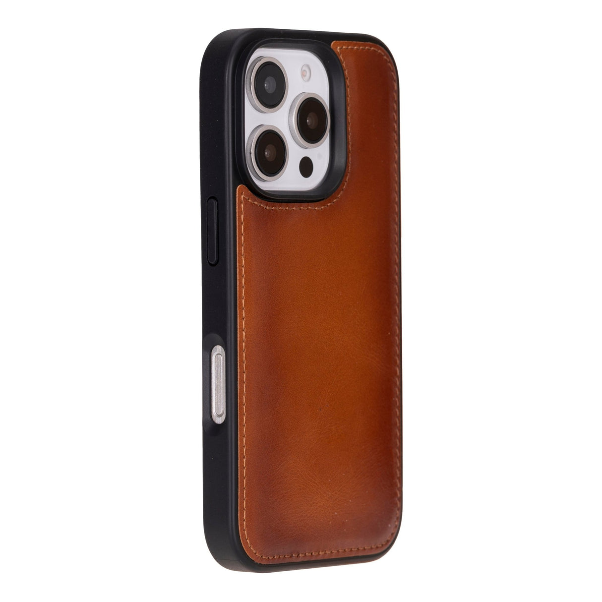 iPhone 16 Pro Leather Snap - on Flex Flat by Hardiston - premium iPhone 16 Cases