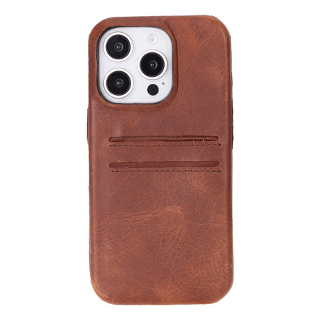 iPhone 16 Pro Leather Snap - on wallet case by Hardiston - premium iPhone 16 Cases