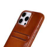 iPhone 16 Pro Max Leather Snap - on wallet case by Hardiston - premium iPhone 16 Cases