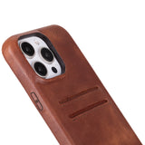 iPhone 16 Pro Max Leather Snap - on wallet case by Hardiston - premium iPhone 16 Cases